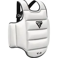 RDX - Protector de Pecho Acolchado de Karate T2 Blanco - LX