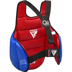 RDX - Protector de Pecho Acolchado de Karate T2 Rojo - LX