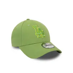 NEW ERA - Gorra 9Forty Los Angeles Dodgers Team Outline Green MLB