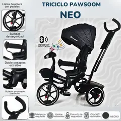 GENERICO - Triciclo Pawssom Neo Negro