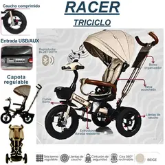 GENERICO - Triciclo Racer Beige