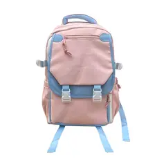 GENERICO - MOCHILA OFICIO KAWAII COREANO MULTICOMPARTIMIENTOS Y ACCESORIOS