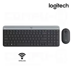 LOGITECH - TECLADO + MOUSE MK470 WIRELESS SLIM USB BLACK