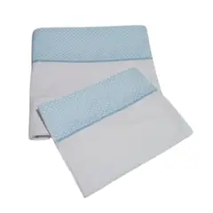 GENERICO - Sabanas de cuna - Juego - 3 piezas - Blancas