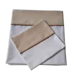 GENERICO - Sabanas de cuna - Juego - 3 piezas - Blanco Niño