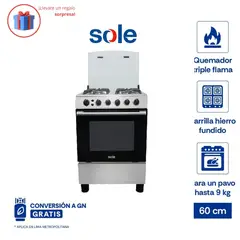 SOLE - Cocina de Pie Punta Sal GLP 60cm