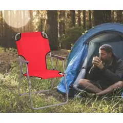 GENERICO - SILLA PLEGABLE PORTÁTIL DE TERRAZA PLAYA CAMPING PISCINA LIGERA