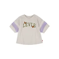 LEVIS - Polo para Niña Manga Corta Cropp Mariposas bordadas