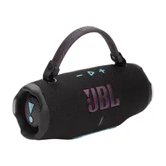 JBL - Parlante Bluetooth Charge 6 Negro - detalles Azul Rosado