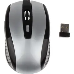 OEM - Mouse Inalámbrico 6D Conectividad 2.4 GHz 6 botones - Plata