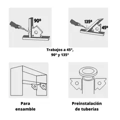 TRUPER - Escuadra magnética para soldar 34kg