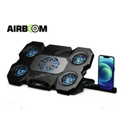 AIRBOOM - Base Con Cooler SUPREME5 AB034 4FAN 7CM+1FAN 10CM