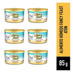 FANCY FEAST - Gato Alimento Húmedo Atún 6 Unidades 85g
