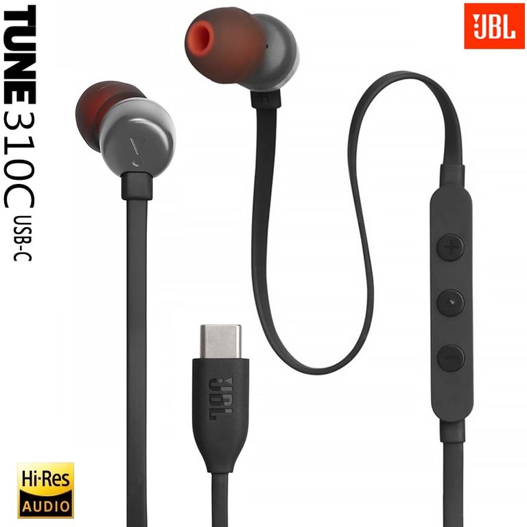 Audifonos USB-C HI-RES Extra Bass + Ecualizador Tune 310C