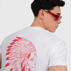 CONUNDRA CLOTHING - Polo Blanco Indio 100% Algodón Jersey