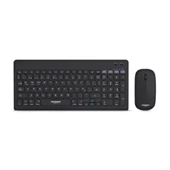 MICRONICS - Teclado y Mouse Inalámbricos WT800-3M Recargable BT y 2.4 G