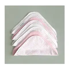 BLAUHOUSE - Babita para Bebe de Algodon Reverso Felpa Pack x 4