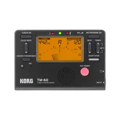KORG - Afinador Metrónomo TM-60-BK