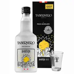 TABERNERO - Pisco La Botija Acholado 700ml + Shot
