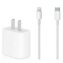 GENERICO - Cargador 18w + Cable Usb-C Compatible con Iphone 11 Pro Max