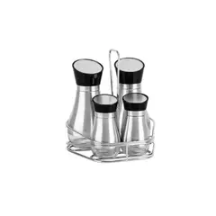 TRAMONTINA - Alcuza de acero inoxidable X4 CBase Plata