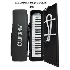 CALIFORNIA - Melódica ORIGINAL de 37 teclas "CALIFORNIA" - Negro