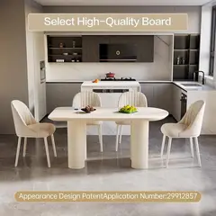 TU MESITA - MESA COMEDOR GRIEGA BLANCA