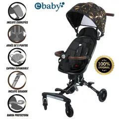 EBABY - Coche Plegable «EASY RIDE» Black