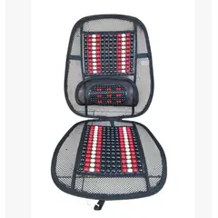 GENERICO - Respaldar Antitranspirante Lumbar Con Riñonera Rojo