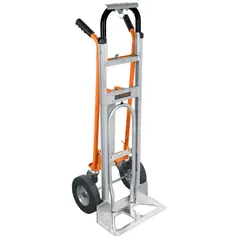 TRUPER - Carreta de carga convertible de aluminio soporta 350Kg