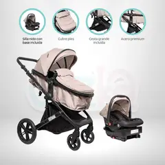 INFANTI - Coche Travel System «Epic 6G» BEIGE