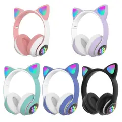 GENERICO - Audífonos De Gatito Con Entrada A Usb Negro