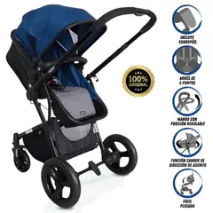 EVEZO - Coche de Paseo «STROLLER FAZIO» Edición Limitada Blue