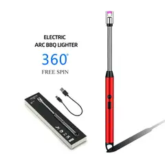 GENERICO - Encendedor Eléctrico recargable flexible ROJO