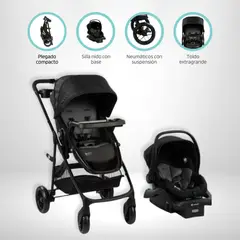 INFANTI - Coche Travel System «GROW AND GO» NIGHT SKY LIME