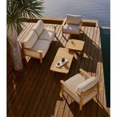 GENERICO - Butaca Mia 1 y 2 cuerpos Beige Decoban Hogar