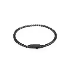 MENS FASHION BOX - Pulsera Micro Lomo Negro
