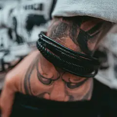 MENS FASHION BOX - Pulsera Trilogy Negro