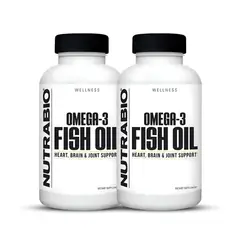 NUTRABIO - PACK X 02 - Aceite de pescado - Fish Oil Omega 3 - 150 cápsulas