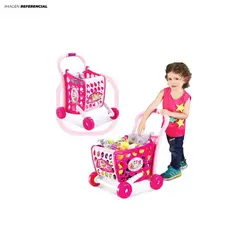 GENERICO - Juguete Carrito de Compras 3 en 1 para Niñas