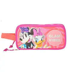 DISNEY - Cartuchera Premium Minnie Mouse y Daisy