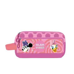 DISNEY - Cartuchera Premium Minnie Mouse y Daisy 2