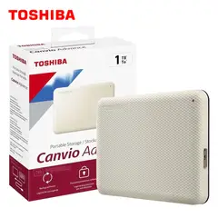 TOSHIBA - Disco Duro Externo Canvio Advance 1TB - Blanco - Portátil