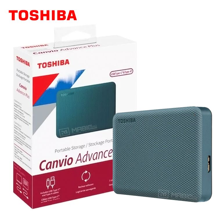 Disco Duro Externo Canvio Advance 2TB - Verde - Portátil
