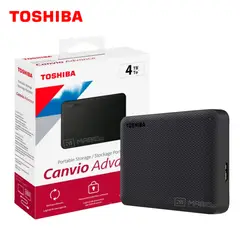 TOSHIBA - Disco Duro Externo Canvio Advance 4TB - Negro - Portátil