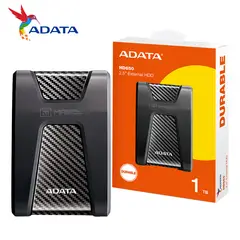 ADATA - Disco Sólido Externo HD650 1TB - Negro - Portátil