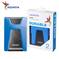 ADATA - Disco Duro Externo HD650 2TB - Azul - Portátil