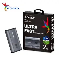 ADATA - Disco Sólido Externo SE880 2TB - Gris Titanio - Portátil