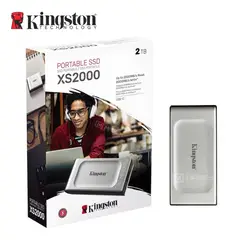 KINGSTON - Disco Sólido Externo XS2000 2TB - Plata - Portátil