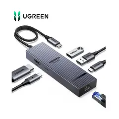 UGREEN - Hub 6 en 1 Revodok Pro USB 3.2 10Gbs RJ45